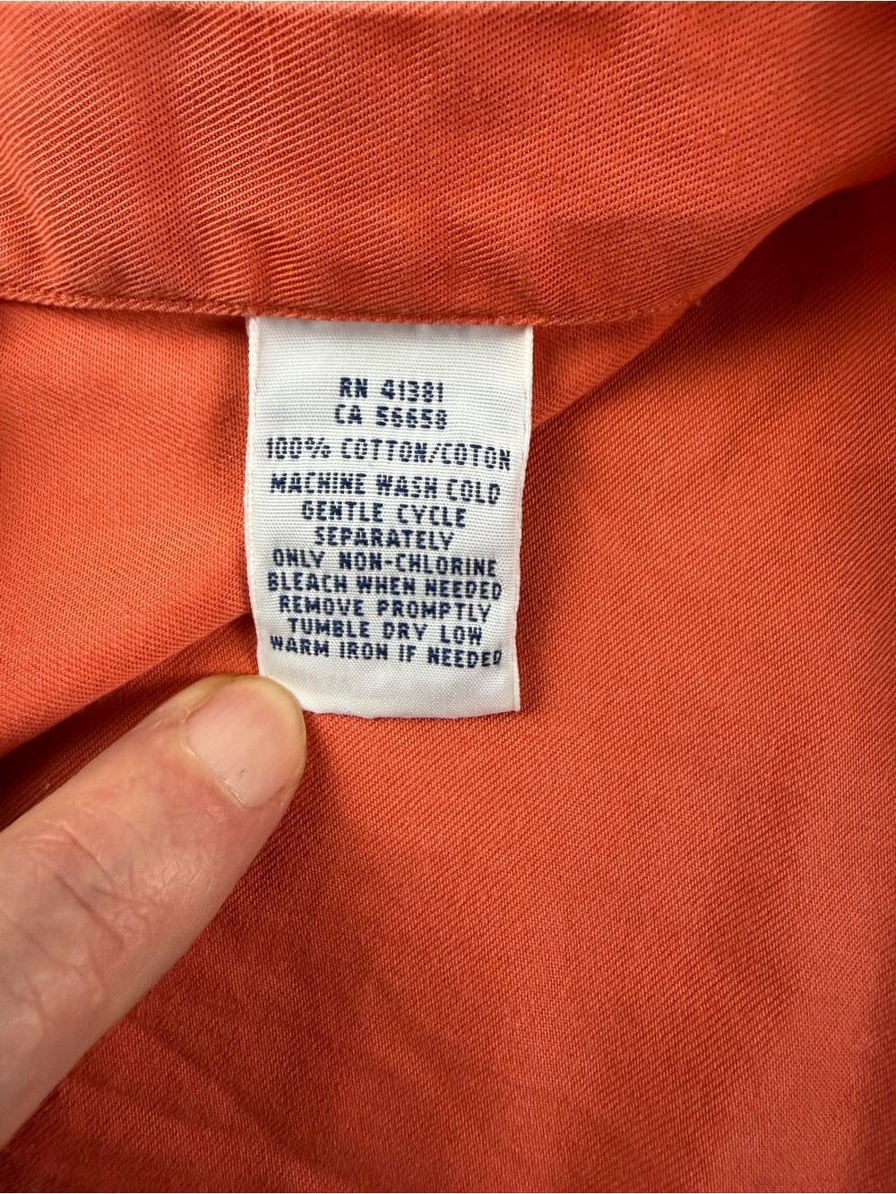 Polo Ralph Lauren Mens 100% Cotton L/S Utility Pockets Shirt Size 2XLT Orange - Picture 7 of 13